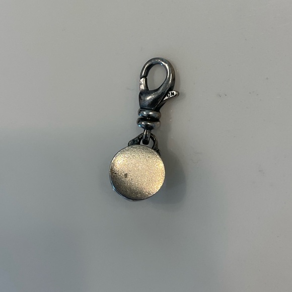 Silpada Silver Charm with Clear Swarovski Crystal in a Bezel Setting - Picture 5 of 6